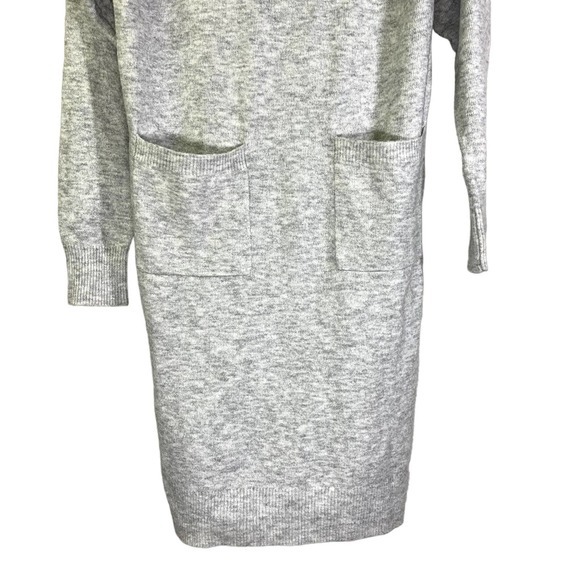 A NEW DAY Heather Gray Hoodie Sweater Dress - NWT - Picture 8 of 16